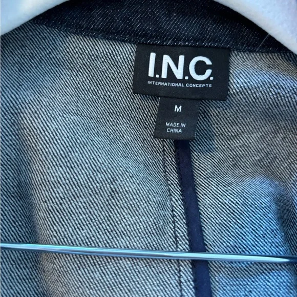 Classic Blue Denim Women's Blazer - Picture 7 of 7